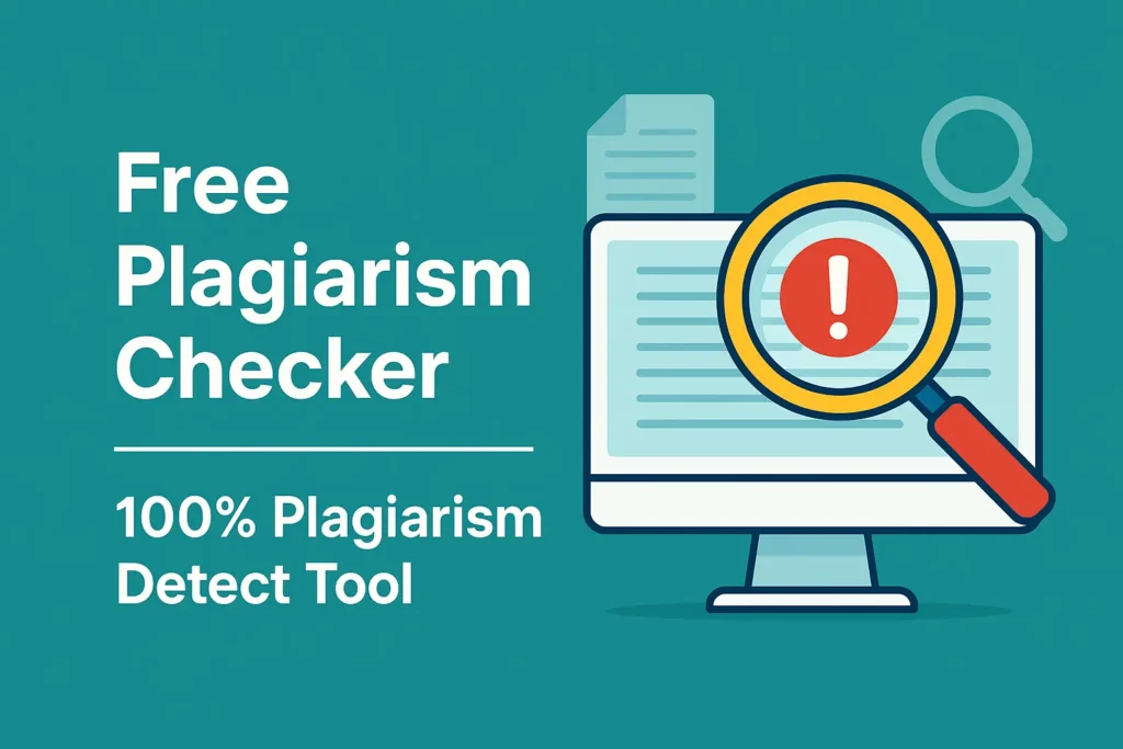 ✅ Free Plagiarism Checker – 100% Plagiarism Detect Tool