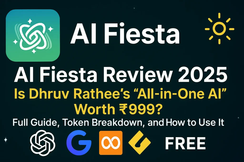 AI Fiesta bundles top AI models (ChatGPT-5, Gemini Pro, Claude, Grok) for ₹999/month. Read the full review, token math, sign-up steps, pros/cons, and SEO tips.
aifiesta.ai